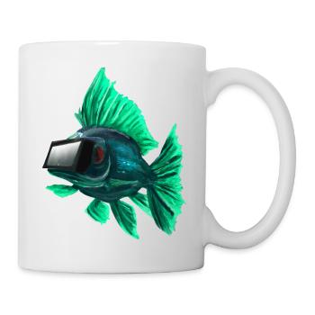 Fish_01 - Mug blanc - blanc - Droite