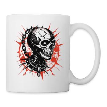 Chains Skull // Totenkopf in Ketten // SM FS0093 - Mug - white - Right