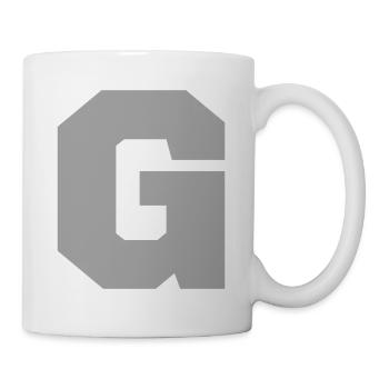 Lettre g sport - Mug blanc - blanc - Droite