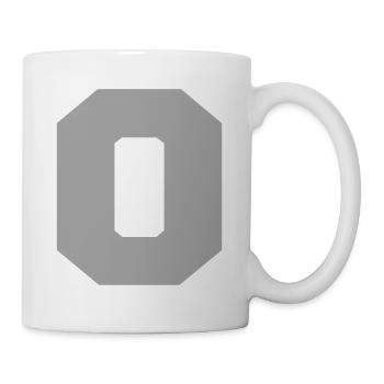Letter o sport - Mug - white - Right