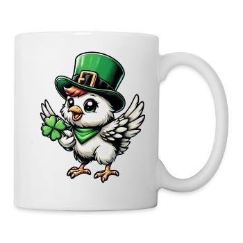 Festin de poulet et de poussin de la Saint-Patrick - Mug blanc - blanc - Droite