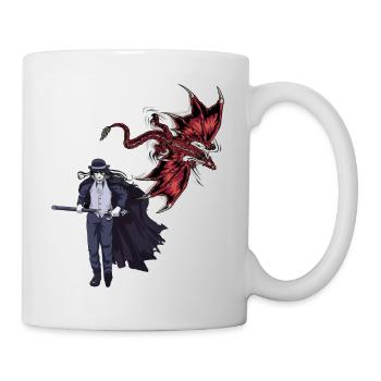 Dragon Swordsman Fantasy Medieval Fairy Tale - Mug - white - Right