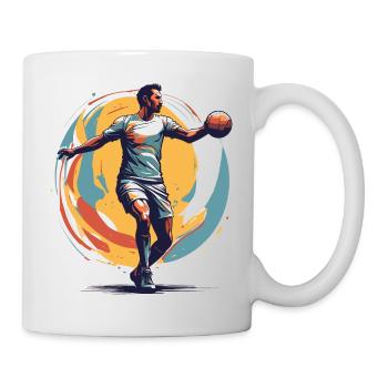 Handball Player Streetwear Iconic Style - Mug - white - Right