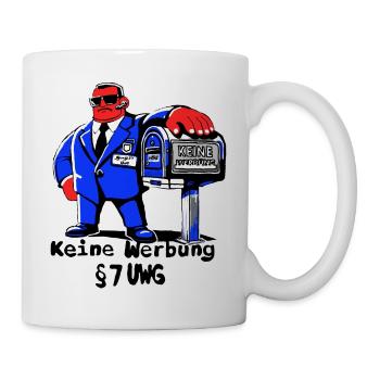 No Ads Bodyguard - Mug - white - Right