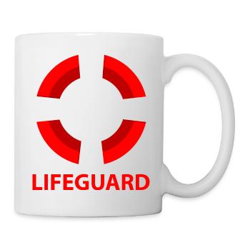 lifeguard, sea, sailing, boat, nautical - Mug - white - Right