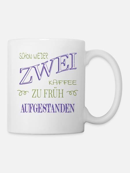 montag lustiger spruch cool arbeitskollege - Tasse - Weiß