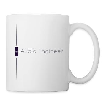 Fader de l’ingénieur du son violet - Mug blanc - blanc - Droite
