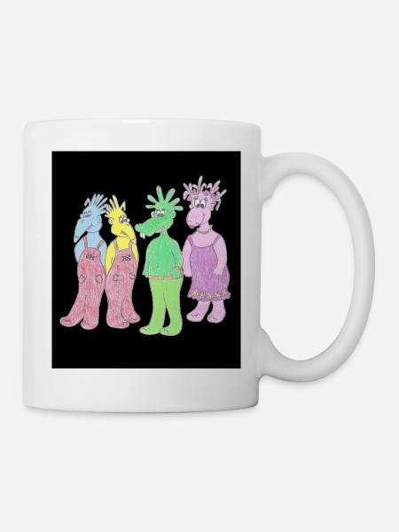 Space Belly Buttons Fan Artikel Shirt Becher Body - Tasse - Weiß