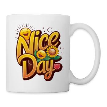 "Solacito de Amor: 'Nice Day' Design to Brighten Up - Mug - white - Right