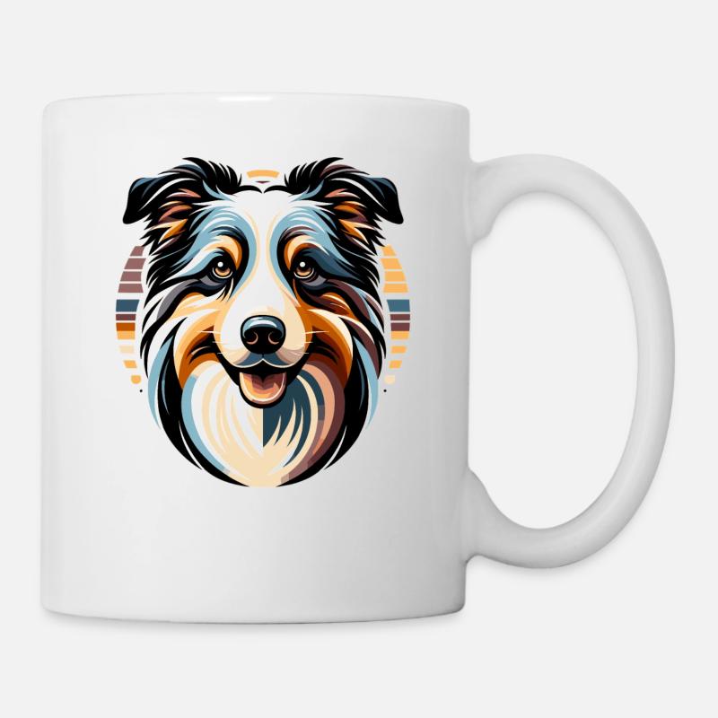 Australian Shepherd - Tasse - Weiß