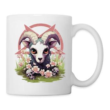 Skull Goat - The Skull Club - Tasse - Weiß - Rechts