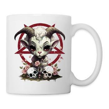 Skull Goat - The Skull Club - Tasse - Weiß - Rechts