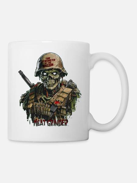 Fleischwolf - Tasse - Weiß
