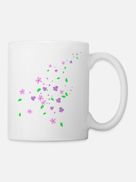 Frühling - Tasse - Weiß
