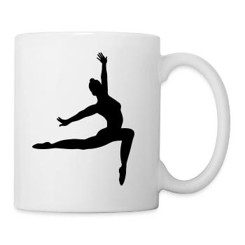 Ballett Ballerina Tanz in weiß - Tasse - Weiß - Rechts