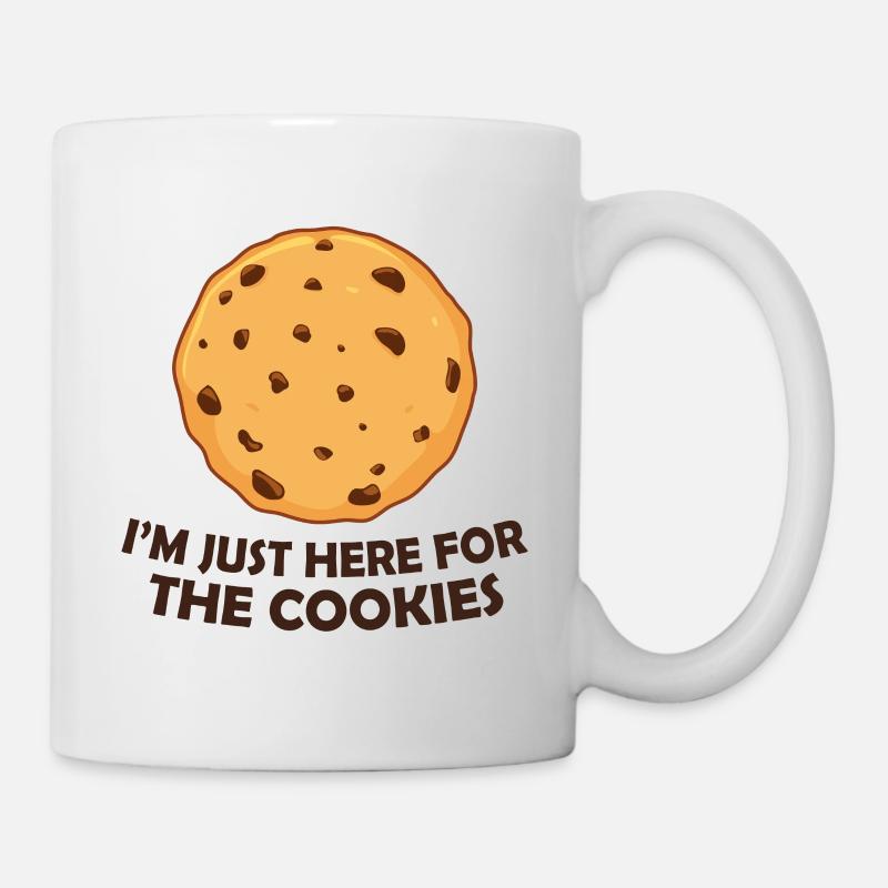 I'm Just Here For The Cookies - Mug - white