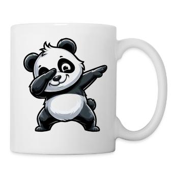 panda süß cartoon dab dabbing - Tasse - Weiß - Rechts