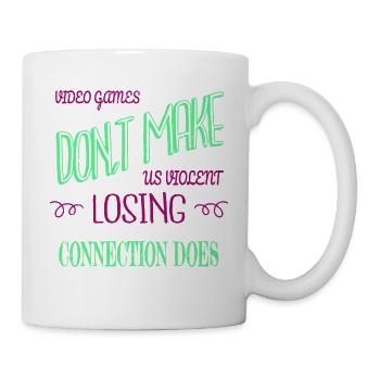 Bière RBFanart Ne pas déranger Mode de jeu activé - Mug blanc - blanc - Droite