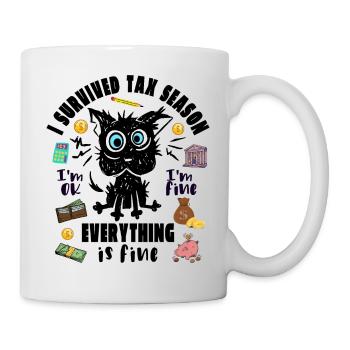 I Survived Tax Season - Mug - white - Right