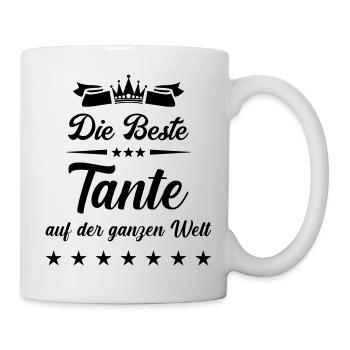 La meilleure tante du monde - Mug blanc - blanc - Droite