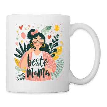 Beste Mama Muttertag - Tasse - Weiß - Rechts