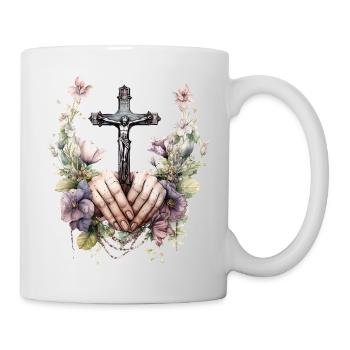 jesus bibel christliche religion christliches kreuz christlich - Tasse - Weiß - Rechts