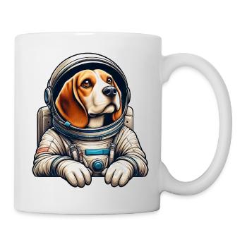 Beagle Astronaut: Proud Space Mission - Mug - white - Right