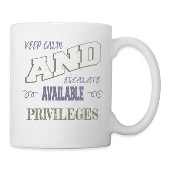 anonymous expect us gift idea - Mug - white - Right