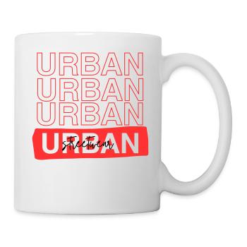 Urban Streetwear Design Saying - Mug - white - Right