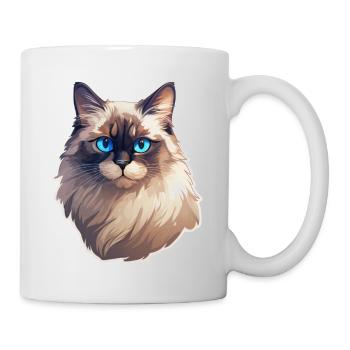 Ragdoll Cat Head - Mug - white - Right