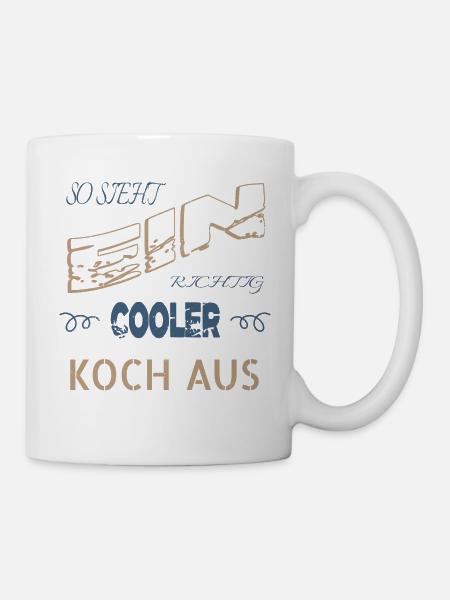 geburtstagsgeschenkidee veganer bankett sprüche - Tasse - Weiß