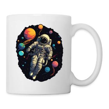 Astronaute dans l’espace - Mug blanc - blanc - Droite