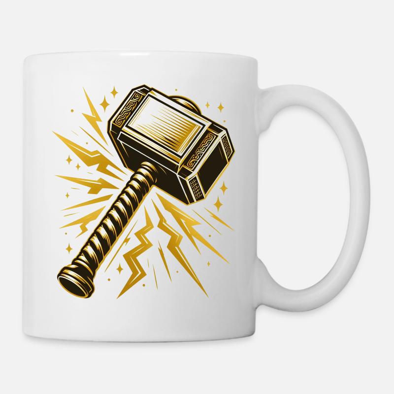 le marteau de Thor - Mug blanc - blanc
