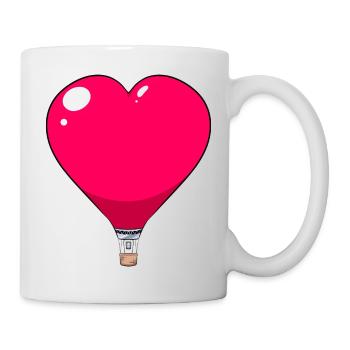 Vol en montgolfière Sky I Gift - Mug blanc - blanc - Droite