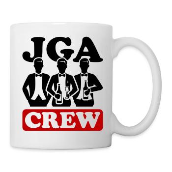 Junggesellen Abschied Crew - Tasse - Weiß - Rechts