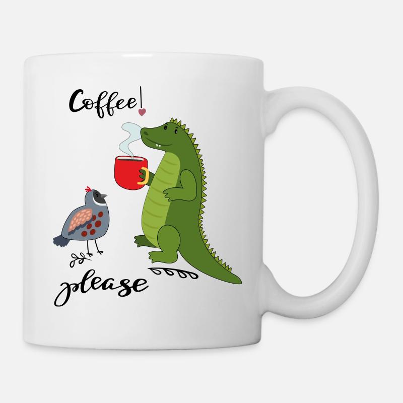 Coffee please - Tasse - Weiß