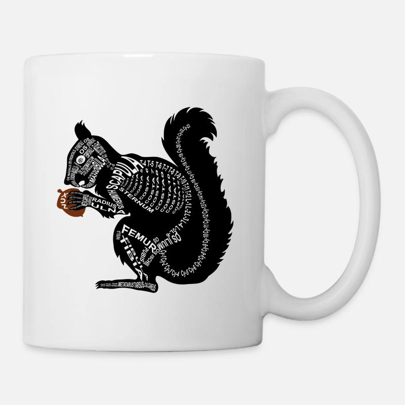 Eichhörnchen - Tasse - Weiß