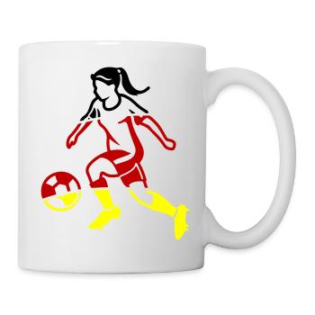 Woman Football Team Germany - Mug - white - Right