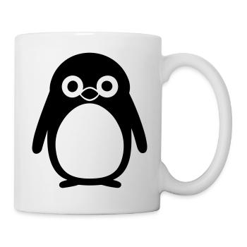 Pingouin - Mug blanc - blanc - Droite