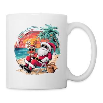 Noël en juillet - Mug blanc - blanc - Droite