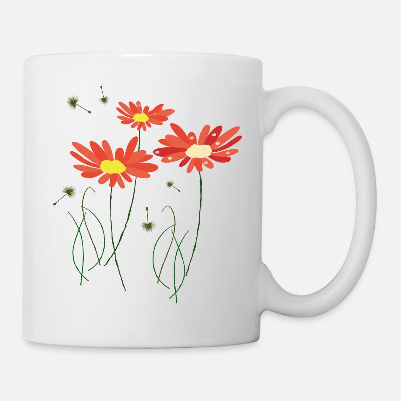Margeriten - Tasse - Weiß
