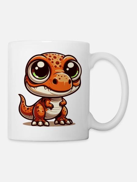 T-Rex - Tasse - Weiß