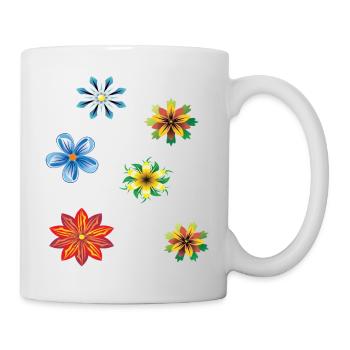 Fantasy of flowers - Mug - white - Right