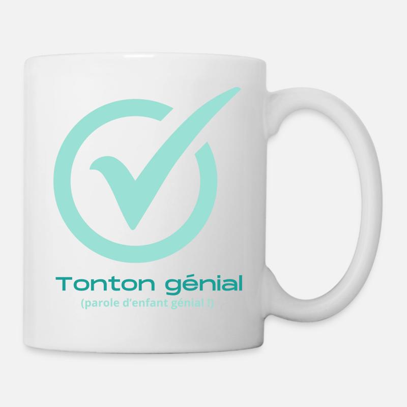 Tonton génial - Mug blanc - blanc