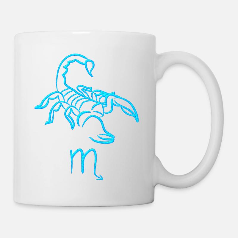 Skorpion - Tasse - Weiß