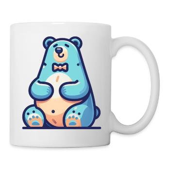 Ours de glace cool - Mug blanc - blanc - Droite