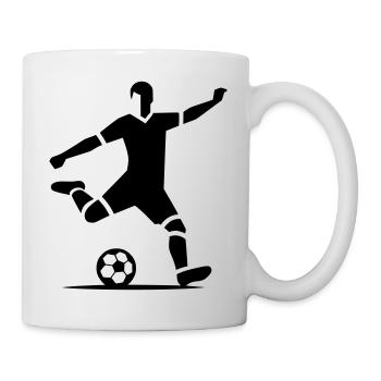 Soccer Player Icon Vector - Mug - white - Right