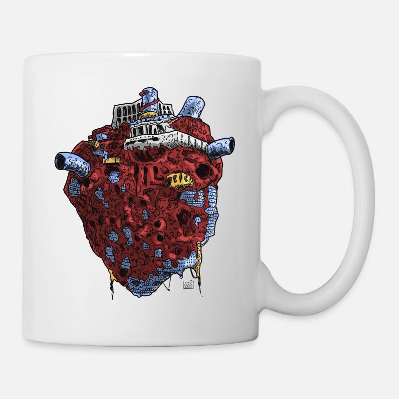 Heart Shipwreck - Mug - white