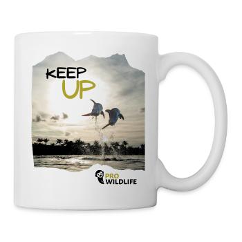 KEEP UP - Delfine - Tasse - Weiß - Rechts