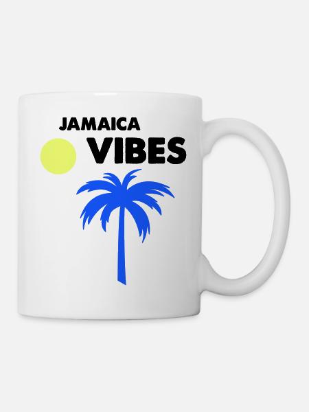 jamaica vibes - Tasse - Weiß